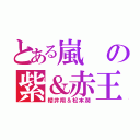 とある嵐の紫＆赤王子（櫻井翔＆松本潤）