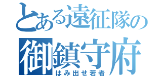 とある遠征隊の御鎮守府（はみ出せ若者）