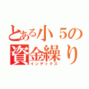 とある小５の資金繰り（インデックス）