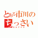 とある市川のちっさい巨人（カルアテオ）