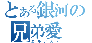 とある銀河の兄弟愛（エルデスト）