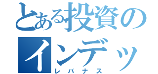 とある投資のインデックス（レバナス）