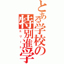 とある学校の特別進学（エリート）