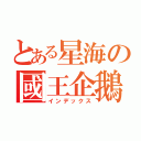 とある星海の國王企鵝（インデックス）