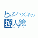 とあるハズキの拡大鏡（ハズキ）