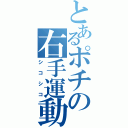 とあるポチの右手運動（シコシコ）