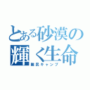 とある砂漠の輝く生命（難民キャンプ）