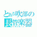 とある吹部の長管楽器（トロンボーン）