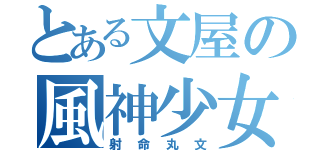 とある文屋の風神少女（射命丸文）