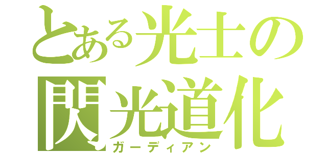 とある光士の閃光道化（ガーディアン）