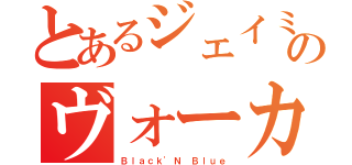 とあるジェイミーのヴォーカル（Ｂｌａｃｋ'Ｎ Ｂｌｕｅ）