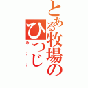 とある牧場のひつじ（め～～）