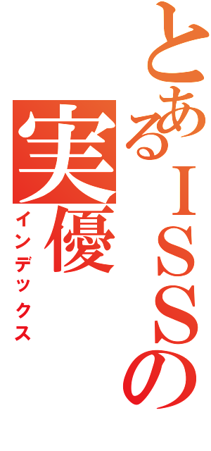 とあるＩＳＳの実優（インデックス）