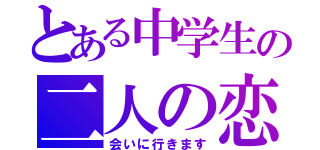 とある中学生の二人の恋（会いに行きます）