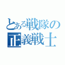 とある戦隊の正義戦士（）