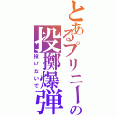 とあるプリニーの投擲爆弾（投げないで）