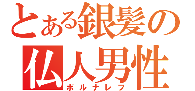 とある銀髪の仏人男性（ポルナレフ）