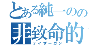 とある純一のの非致命的銃（テイザーガン）