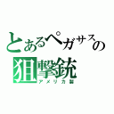 とあるペガサスの狙撃銃（アメリカ製）