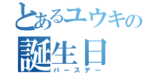 とあるユウキの誕生日（バースデー）