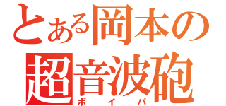 とある岡本の超音波砲（ボイパ）