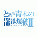 とある青木の性欲爆破Ⅱ（アナルセックス）