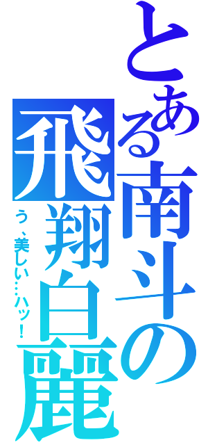 とある南斗の飛翔白麗（う、美しい…ハッ！）