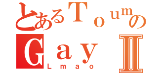 とあるＴｏｕｍａのＧａｙⅡ（Ｌｍａｏ）