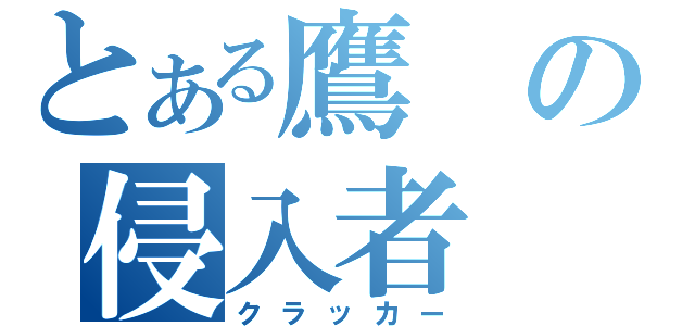 とある鷹の侵入者（クラッカー）