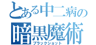 とある中二病の暗黒魔術（ブラックショット）