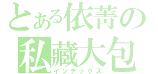 とある依菁の私藏大包（インデックス）