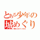 とある少年の城めぐり（歴史にはロマンがある）