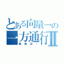 とある向量→の一方通行Ⅱ（禁書目錄）