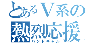 とあるＶ系の熱烈応援者（バンドギャル）