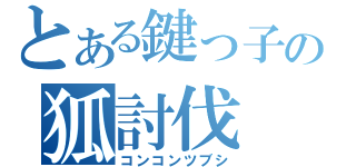 とある鍵っ子の狐討伐（コンコンツブシ）