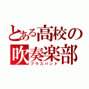 とある高校の吹奏楽部（ブラスバンド）