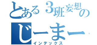 とある３班妄想のじーまーみー（インテックス）