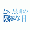 とある黒蠅の憂鬱な日々（）