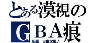 とある漠視のＧＢＡ痕（所屬 自由之風♪）