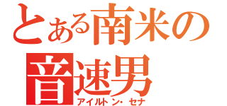 とある南米の音速男（アイルトン・セナ）