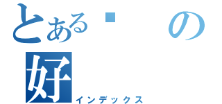 とある你の好（インデックス）