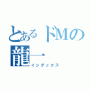 とあるドＭの龍一（インデックス）