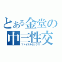 とある金堂の中三性交（ファイナルセックス）