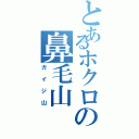 とあるホクロの鼻毛山（ガイジ山）