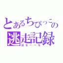 とあるちびっこの逃走記録（ばなーーな）