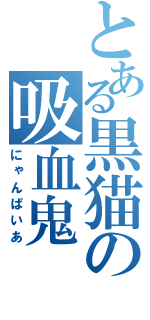 とある黒猫の吸血鬼（にゃんぱいあ）