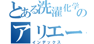 とある洗濯化学のアリエール（インデックス）