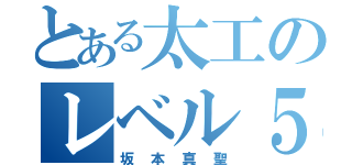 とある太工のレベル５（坂本真聖）