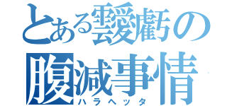 とある靉虧の腹減事情（ハラヘッタ）