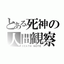 とある死神の人間観察（ＤＥＡＴＨ ＮＯＴＥ）